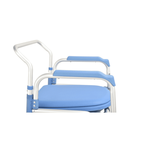 Bytrex, Commode patient toilet chair for elderly armrest pad. Adjustable Toilet Seat and  Frame with Non-Slip mat Toilet Seat Chair With Folding Commode