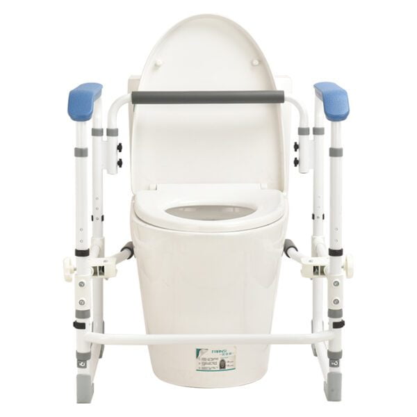Bytrex, Toilet Handrail, Adjustable Commode Toilet Safety Rail Toilet Armrest