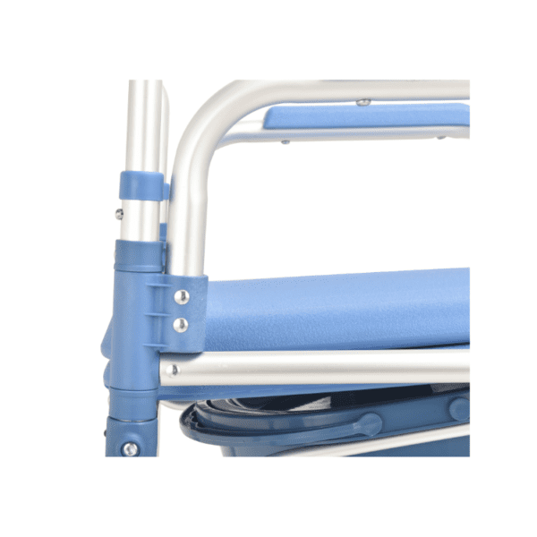 Bytrex, Commode patient toilet chair for elderly armrest pad. Adjustable Toilet Seat and  Frame with Non-Slip mat Toilet Seat Chair With Folding Commode