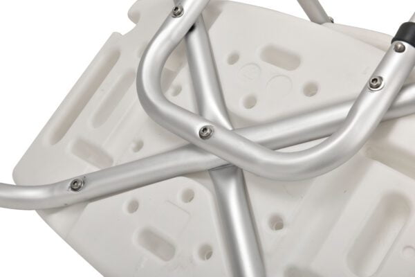 Bytrex, Shower Chair with Back, Bath Chair has Height Adjustable Legs, Tool-Free Assembly