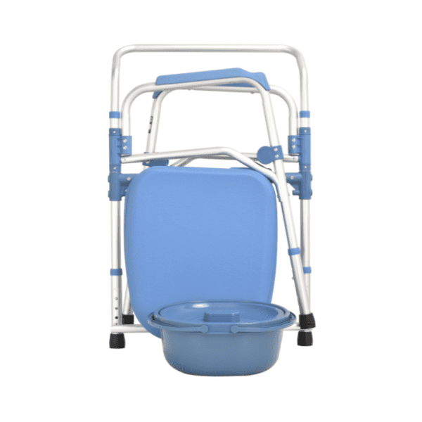 Bytrex, Commode patient toilet chair for elderly armrest pad. Adjustable Toilet Seat and  Frame with Non-Slip mat Toilet Seat Chair With Folding Commode