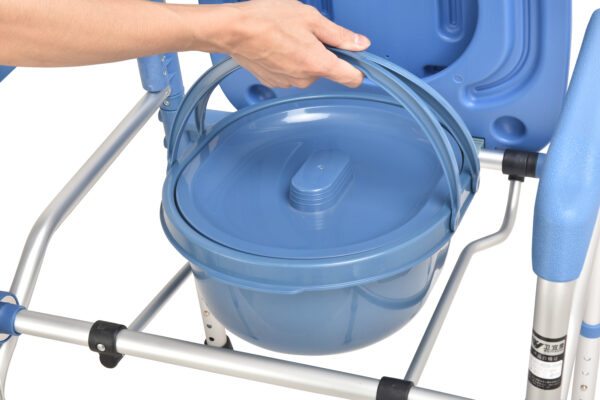 Bytrex, Commode patient toilet chair for elderly armrest pad. Adjustable Toilet Seat and  Frame with Non-Slip mat Toilet Seat Chair With Folding Commode