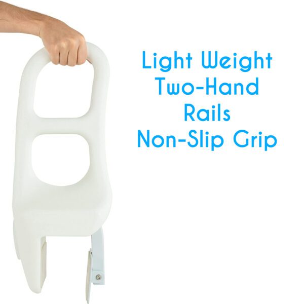 Bytrex, Bathtub Safety Rails Design ergonomic handle and easy hand surface with the plastic