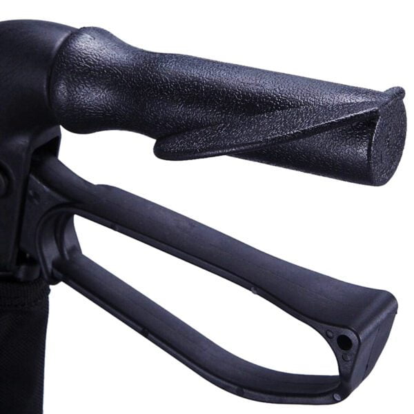 Bytrex, Foldable Four Wheel Aluminum Walker Rollator with Fold Up Removable Back