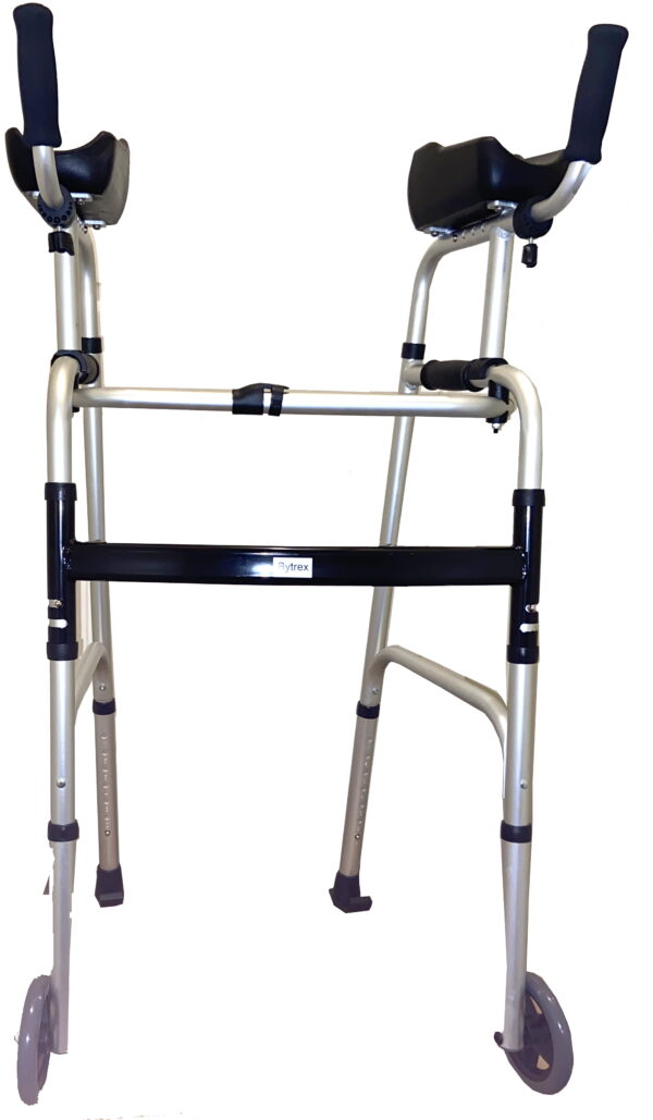 Bytrex, Height Adjustable Rolling Walker With Armrest Pad
