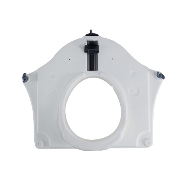 Bytrex, Raised Toilet Seat with Removable Arms provides a 4 inch rise with features removable integral armrests, Fits most of Toilets, White Color