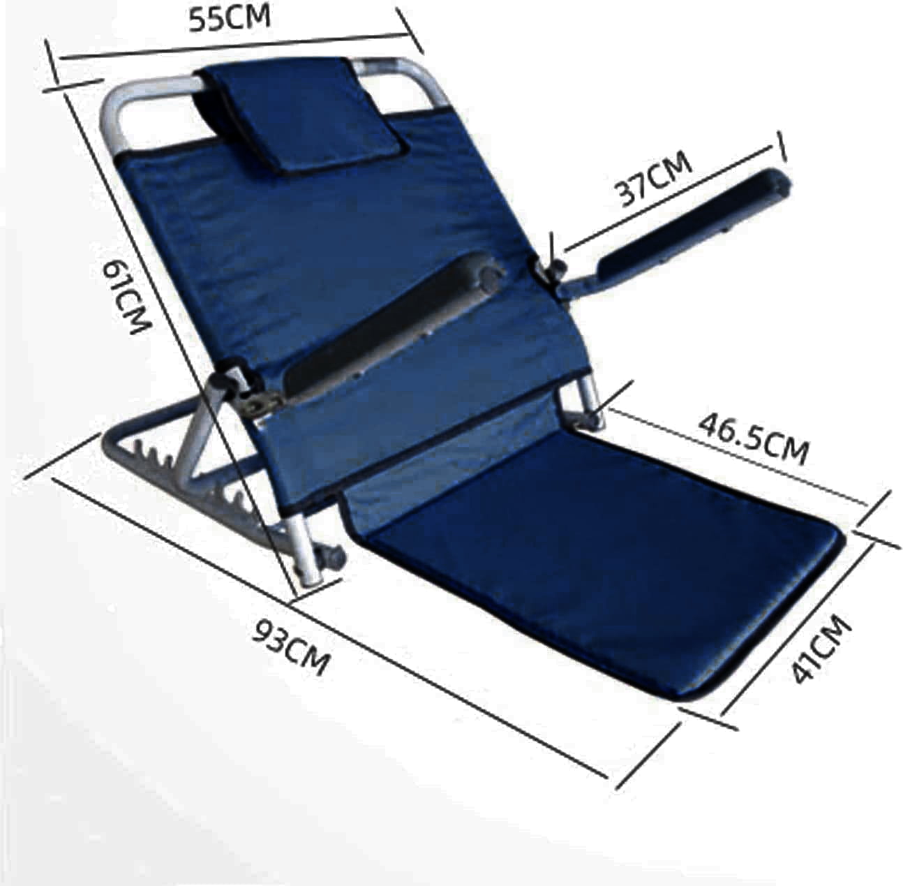 Lifting Bed Backrest Portable Folding Adjustable Sit-Up Back Rest  Multi-Function Back Rest Bed Folding Disability Bed Backrest Support Change  Angle of
